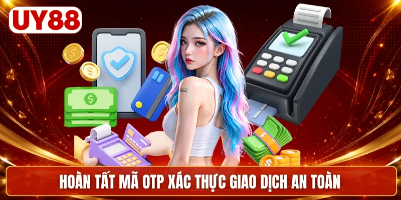 Hoàn tất mã OTP xác thực giao dịch an toàn